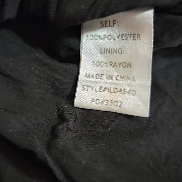 In loom dress small puff sleeve tapestry mini - Picture 3 of 4